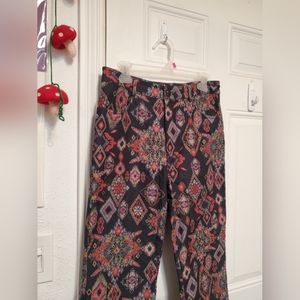 Zara Printed Highwaisted Pants